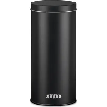 Dóza na potraviny XAVAX Nádoba na kávové kapsle nebo kávové sáčky, černá matná BARISTA