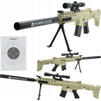 Dětská zbraň Puška Skleplolki PUŠKA SNAJPERSKI NA KULKI ODSTŘELOVACÍ PUŠKA