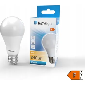 Žárovka LED žárovka E27 9W 840LM A60 studená bílá AL+PC