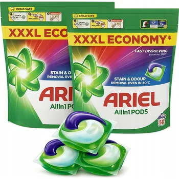 Prací prostředek Ariel All-in-1 PODS Kapsle na praní Color Clean 100 praní
