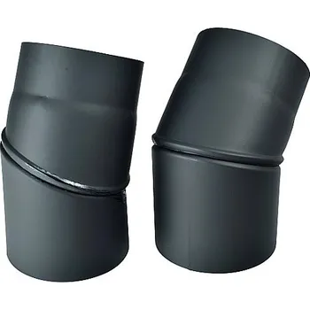 Kouřovod Koleno přestavitelné 0-45° Průměr 125mm