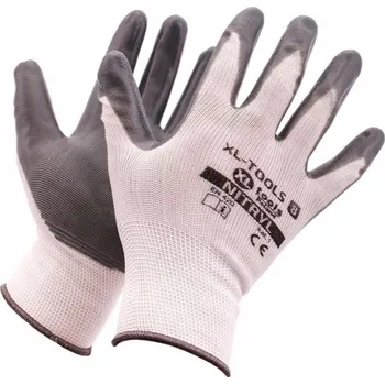 Pracovní rukavice Ochranné pracovní rukavice zahradní nitrilové m - M - 8