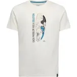 La Sportiva SOLUTION T-SHIRT Chalk/Lake bílá M
