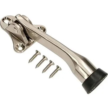 Podpěra zámku garážových vrat saténový nikl