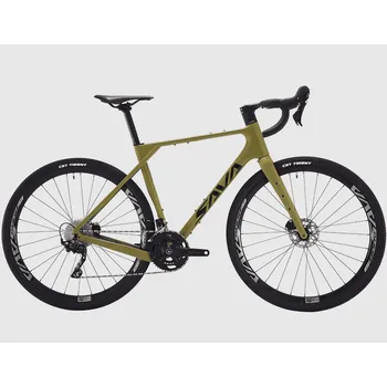 Silniční kolo SAVA Kolo gravel Sava Grus 2.0 M KAŠTANOVÁ|ZELENÁ