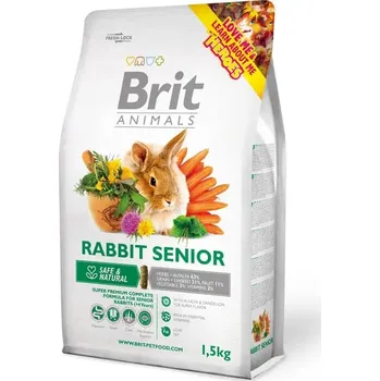 Krmivo pro hlodavce Brit Animals Complete Senior Suché krmivo pro králíky 1,5kg