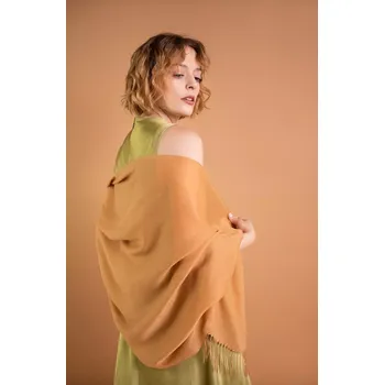 Šála Šál Samadi - světlehnědá