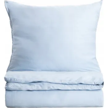 Povlečení Povlečení AVELIA saténové s příměsí viskózy modré 140x200 + 1*70x80 HOMLA