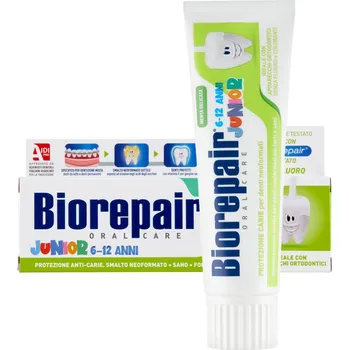 zubní pasta Biorepair Junior 6-12 let Zubní pasta bez fluoru 75 ml