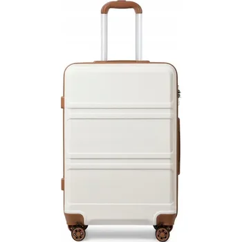 Kono cestovní kufr na kolečkách ABS - 96L - béžovo hnědý