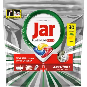Tableta do myčky Jar Tablety do myčky Platinum Plus All in one Lemon 30 ks 30 ks