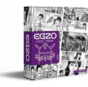 Kondom Žebrované kondomy Egzo 1 ks