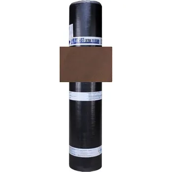 Asfaltový pás DEHTOCHEMA-TN Modifikovaný asfaltový pás hnědý 4,2mm POLYELAST EXTRA TR DESIGN (10 m²) | cena za m²