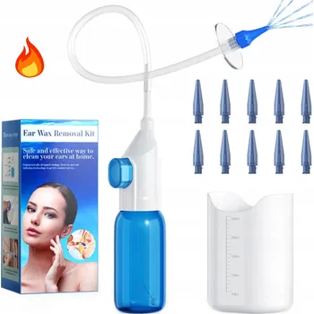 Bezpečnostní kamera IRIGÁTOR NA UŠNÍ MAZ SE 2 NÁSTAVCI, TLAKOVÝ, DLA DOMU I DZIECI