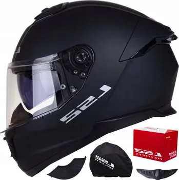 Helma na motorku Integrální helma LS2 FF808 Stream II XL černá matná ECE R22-06