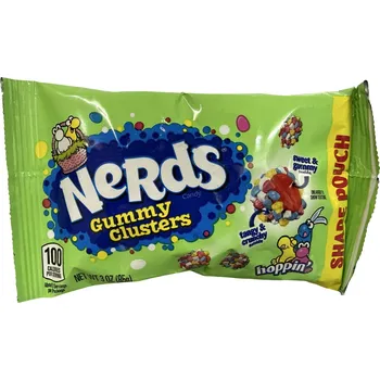 Cukrovinka Wonka Nerds Gummy Clusters Hoppin 85g