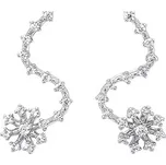 Náušnice se Zirkony z Bílého Zlata 7120040