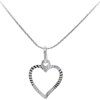 Přívěsek Přívěsek Srdce z Bílého Zlata 7151280