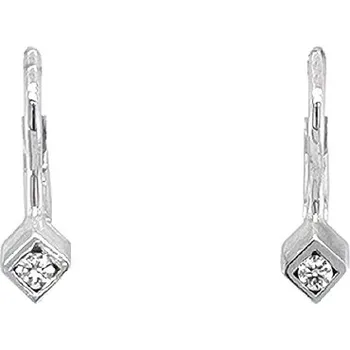 Náušnice Náušnice se Zirkony z Bílého Zlata 7121066