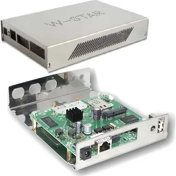 Elektroinstalační krabice W-Star WS912U - BOX pro mikrotik, nerez, Indoor case, RB912U , 1xRJ45, 3xN,3xRSMA