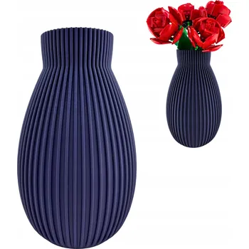 Váza Váza 3D Forge plast 13 x 20 cm