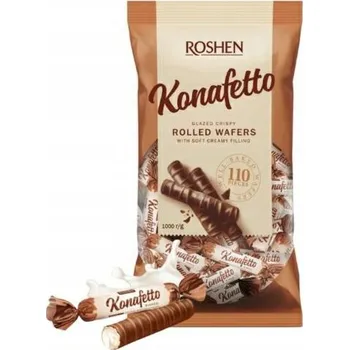 Bonbon KONAFETTO BIANCO Bonbóny s náplní ROSHEN 1kg