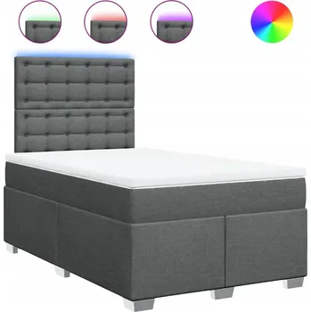 Postel Jednolůžková dřevěná postel VidaXL 120x200 cm bílá