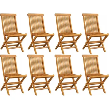 Zahradní židle VidaXL dřevěná hnědá