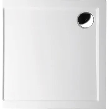 Sprchová vanička POLYSAN AURA sprchová vanička z litého mramoru, čtverec 70x70cm, bílá (41651)