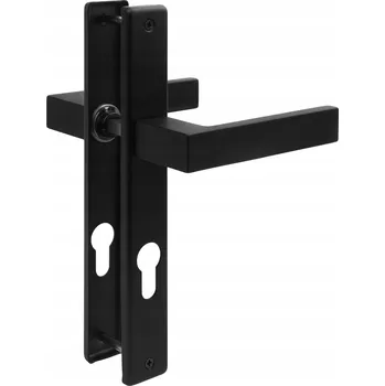 Dveřní kování Klika pro branky a vrata STEELNEX Dlouhá, Rozeta pro vložku