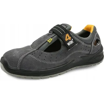 Pracovní obuv PRACOVNÍ OCHRANNÉ SANDÁLY BOZP S1 ESD ANTISTATICKÉ BEZPEČNOSTNÍ BOTY VEL 45