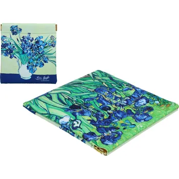 Peněženka Carmani Taštička-Organizér na drobnosti a mince V. van Gigh, Irysy (CARMANI) - - 12x12,5 cm