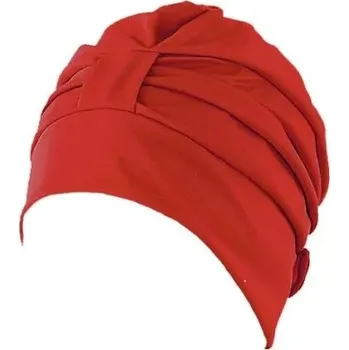 Plavecká čepice pro dospělé Polyester Fashy červená