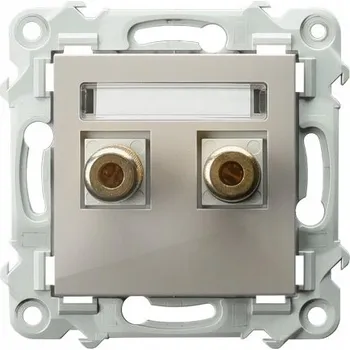 Elektrická zásuvka Ospel béžová nástěnná Elektrická Zásuvka