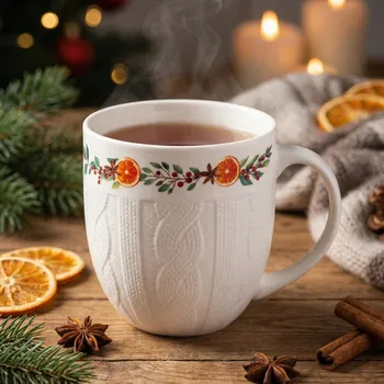 Porcelánový hrnek NEW BONE CHINA ALTOM DESIGN WINTER TEA 615 ml bílý
