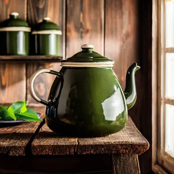 Konvice na čaj Čajová konvice / Smaltovaný hrnec OLKUSKIE WYROBY EMALIOWANE 1,4 l