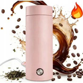 Rychlovarná konvice Malá Přenosná Rychlovarná Konvice 300W 400ml Mini Konvice 3v1 Růžová