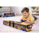 Dálkově ovládaný městský autobus RC, červeno-bílý