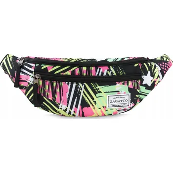 Kabelka Dámská ledvinka ledvinka prostorná, vícebarevná kabelka ZAGATTO