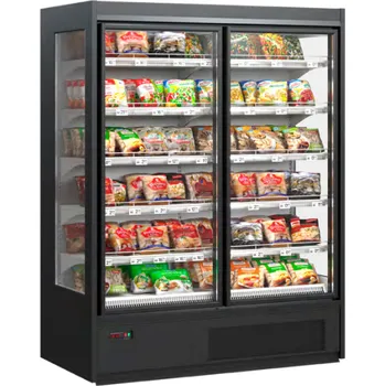 Přístěnná chladicí vitrína COOLES SlimDeck 1,25m, křídlové dveře