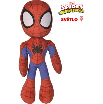 Hračka Plyšák Spider-Man 50 cm se svítícíma očima