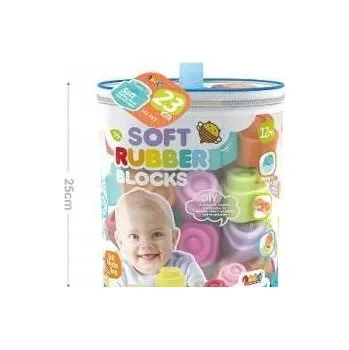 ostatní stavebnice STAVEBNICE MĚKKÉ SOFT 23 KUSŮ TAŠKA