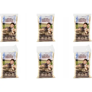 Podestýlka pro hlodavce Hrubá hoblinová podestýlka 10l / balení 6 ks