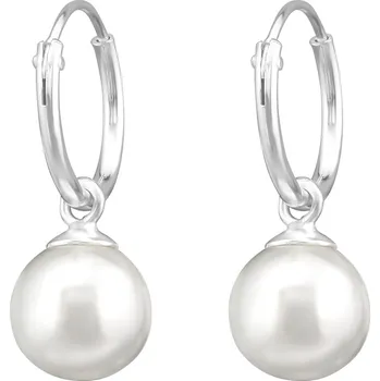 Náušnice Olivie Stříbrné náušnice PERLY 0777 Ag 925; ≤1,2 g.