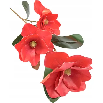 umělá květina Magnolie větvička umělá dekorace kompozice VELKÁ KVALITA XXL 97 cm