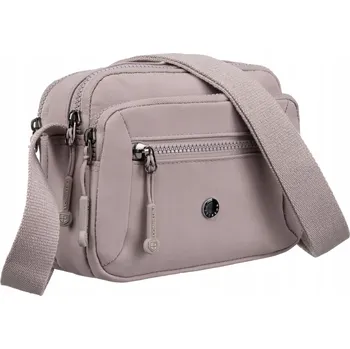 Kabelka Peterson kabelka poštovního typu kabelka přes rameno polyester fialová