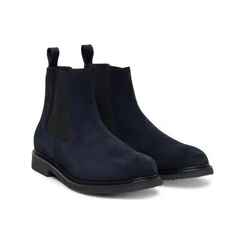 Pracovní obuv Kotníková obuv s elastickým prvkem BOSS Kope 50548076 Tmavomodrá 42