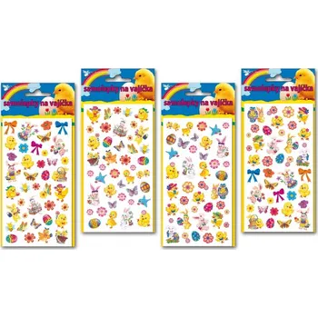 Velikonoční dekorace Samolepky na vajíčka tradiční - mix motivů