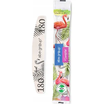 Pilník a leštička na nehty Aba group Dual půlměsíc 180/180