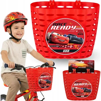 Košík na láhev DISNEY AUTA Košík na řídítka pro děti, chlapecký košík na kolo,